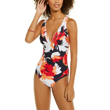 Roxy Womens Printed Strappy Love One Piece Swimsuit